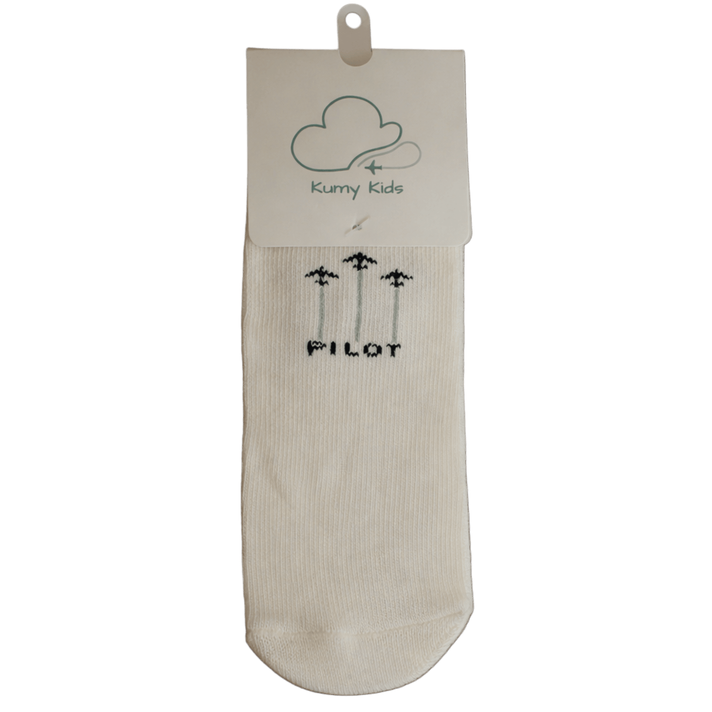 Calzini Cotone Neonato Pilota Aviazione Design - Morbidi Italiani 0-24M
