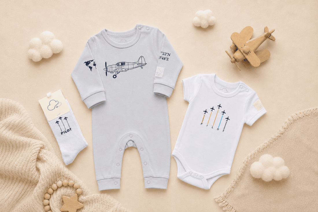 The Growing Trend of Aviation-Themed Baby Clothes and Sleepsuits