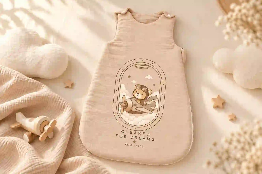 Little Pilot, Sweet Dreams: Muslin Baby Sleeping Bags for Modern Families