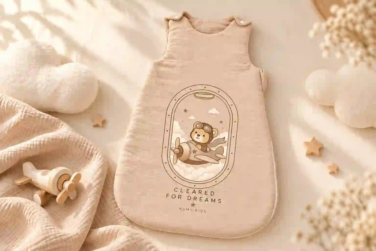 Little Pilot, Sweet Dreams: Muslin Baby Sleeping Bags for Modern Families