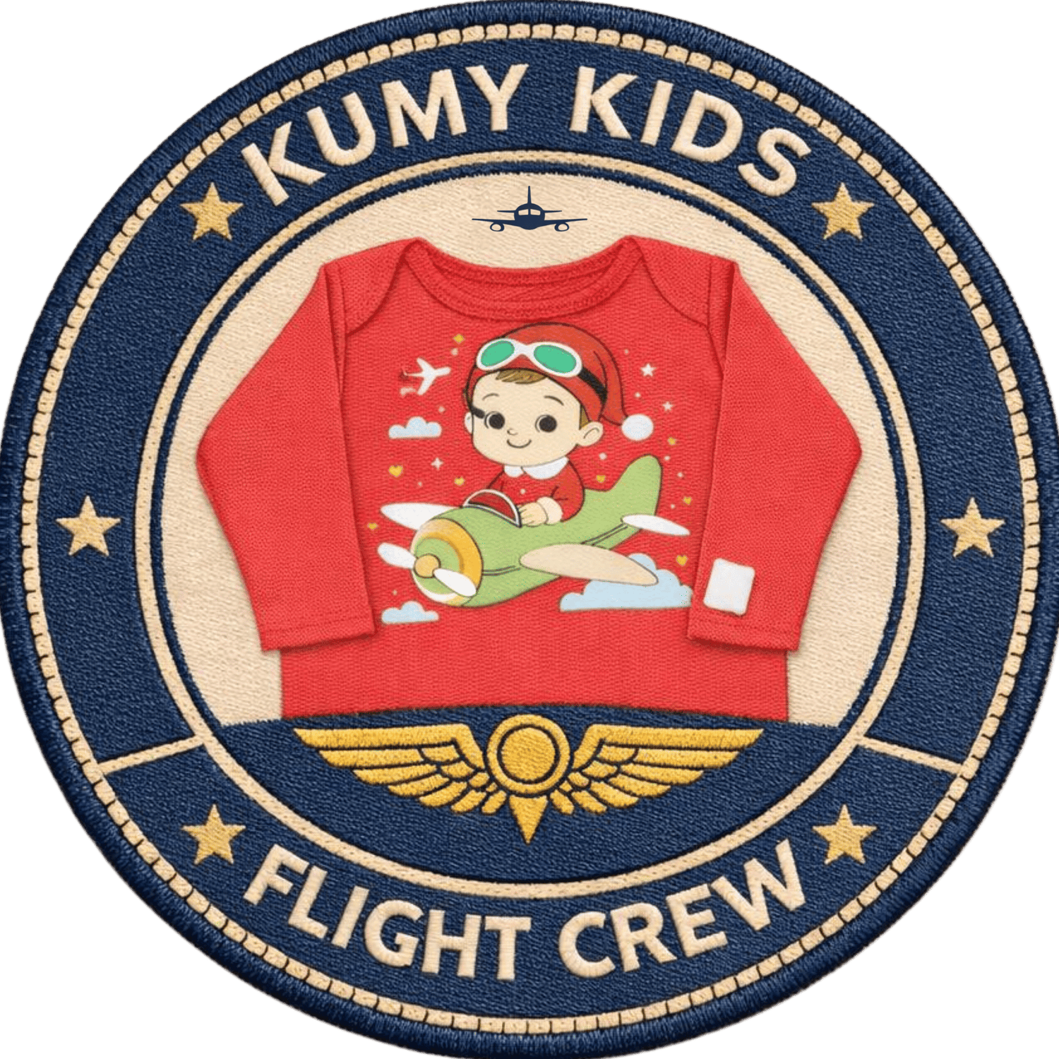 Baby red long sleeve onesie Christmas edition
