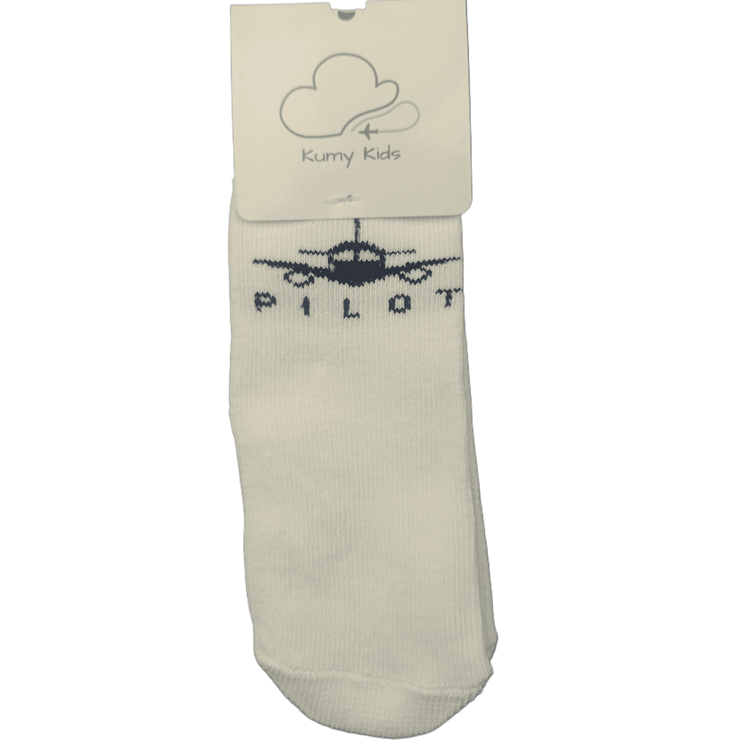 Calzini Cotone Neonato Design Aviazione - Morbidi Elastici Italiano 0-24M