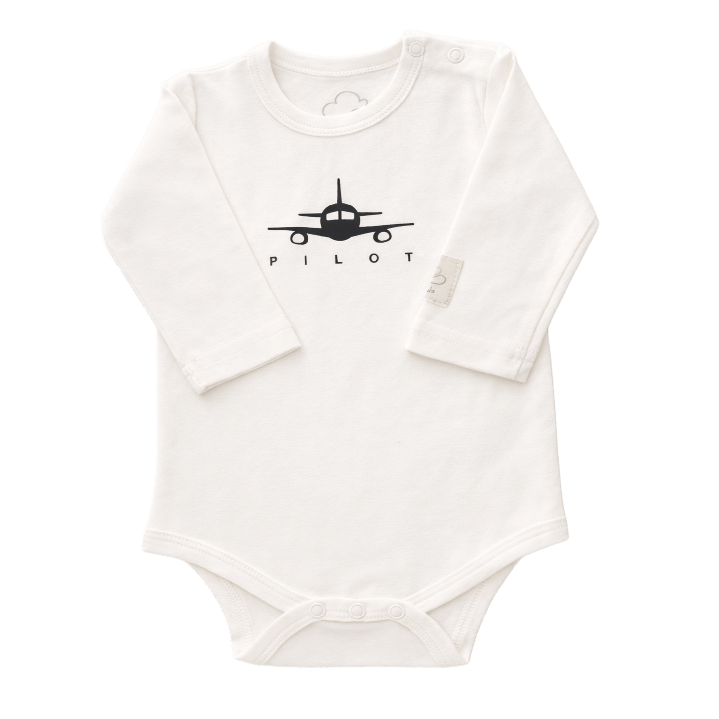 Body Pilota Neonato Manica Lunga - 100% Cotone Design Italiano 0-24M