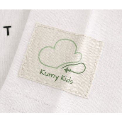 Ivory aviation baby bodysuit, long sleeve cuff and stitch detail