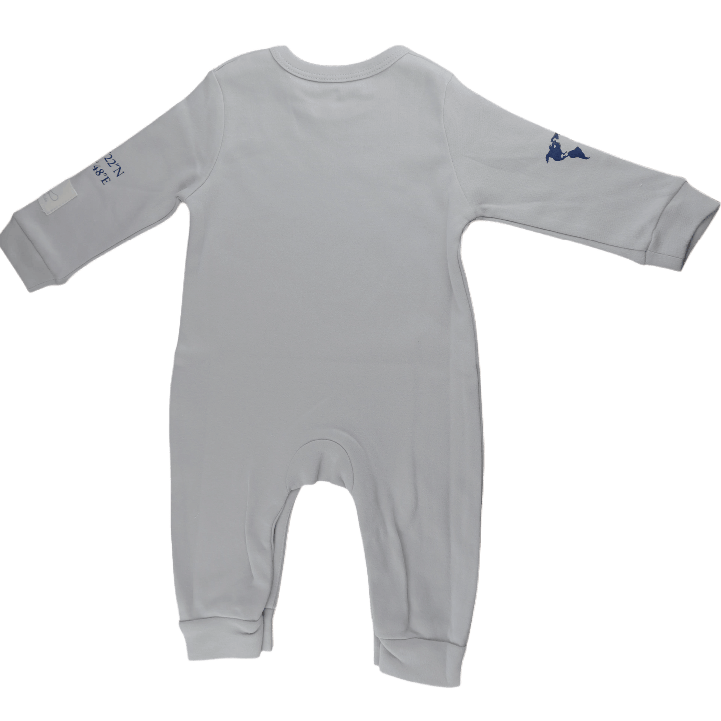 Tutina Neonato Manica Lunga Cotone Aviazione - 100% Cotone Pettinato Design Italiano 0-24M