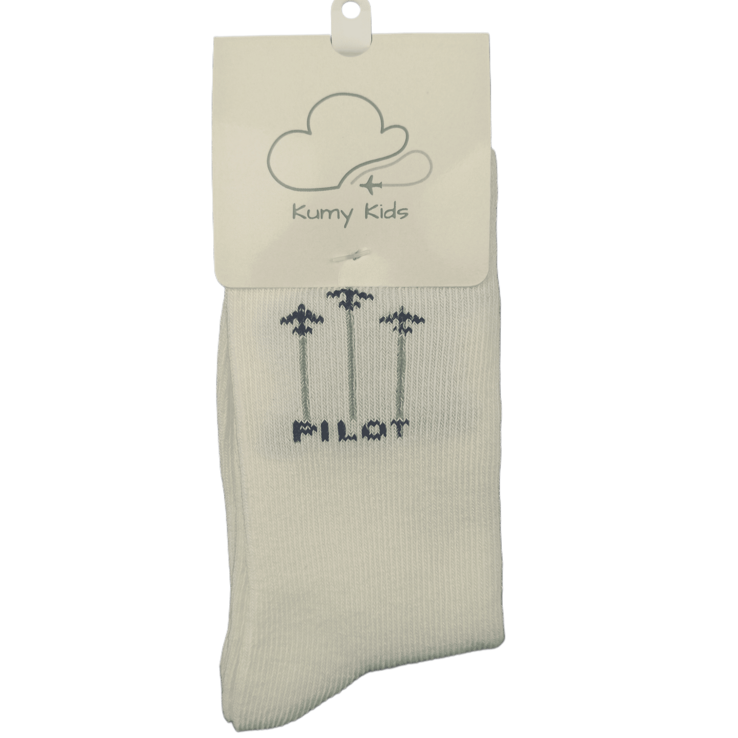 Calzini Cotone Neonato Design Aviazione - Morbidi Elastici Italiano 0-24M