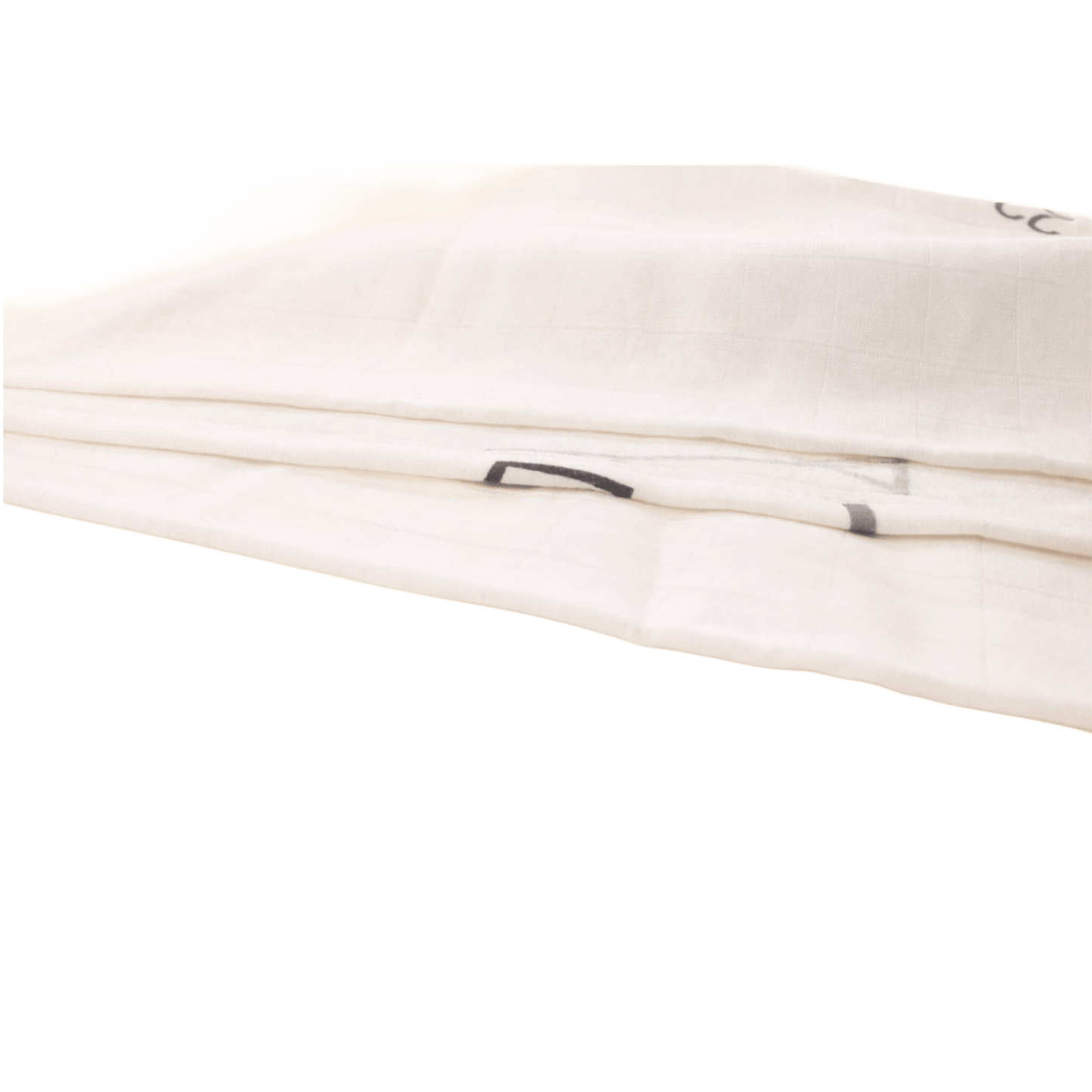 Aviation baby muslin blanket, soft cotton fabric and print detail