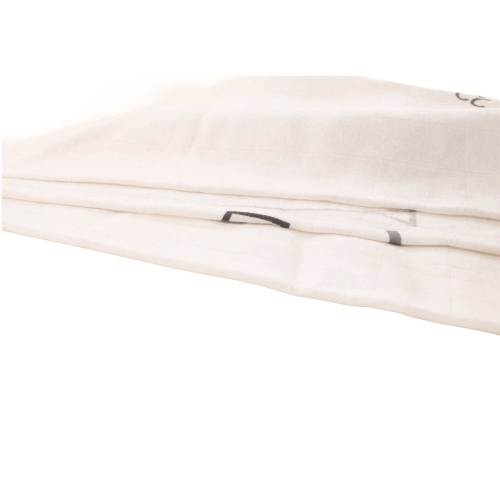 Aviation baby muslin blanket, soft cotton fabric and print detail