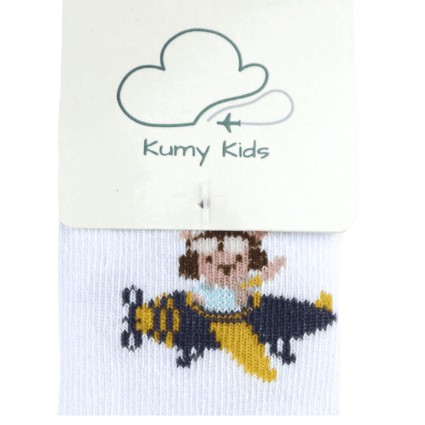 Calzini Cotone Neonato Design Aviazione - Morbidi Elastici Italiano 0-24M
