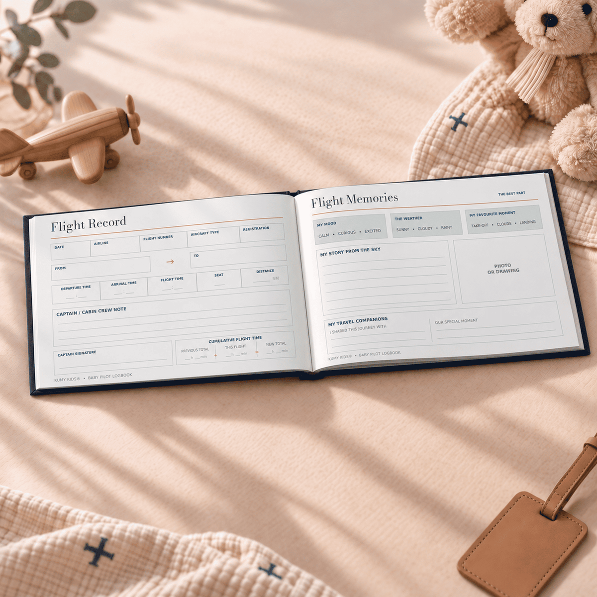 Libretto di Volo per Bambini – Baby Pilot Logbook