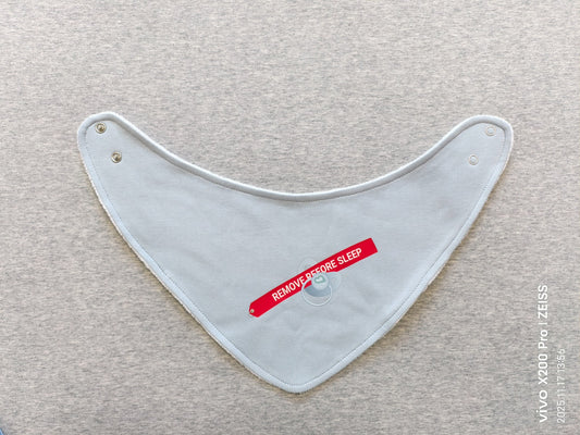 Baby Bib “Remove Before Sleep” with Pacifier – Kumy Kids®