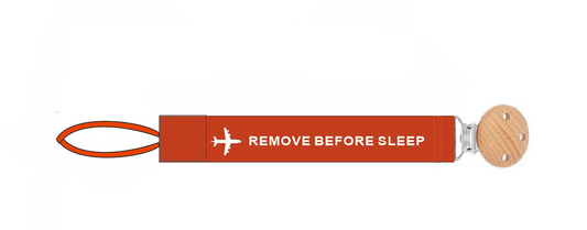 Laccio portaciuccio rosso Remove Before Sleep – Kumy Kids® Limited Edition