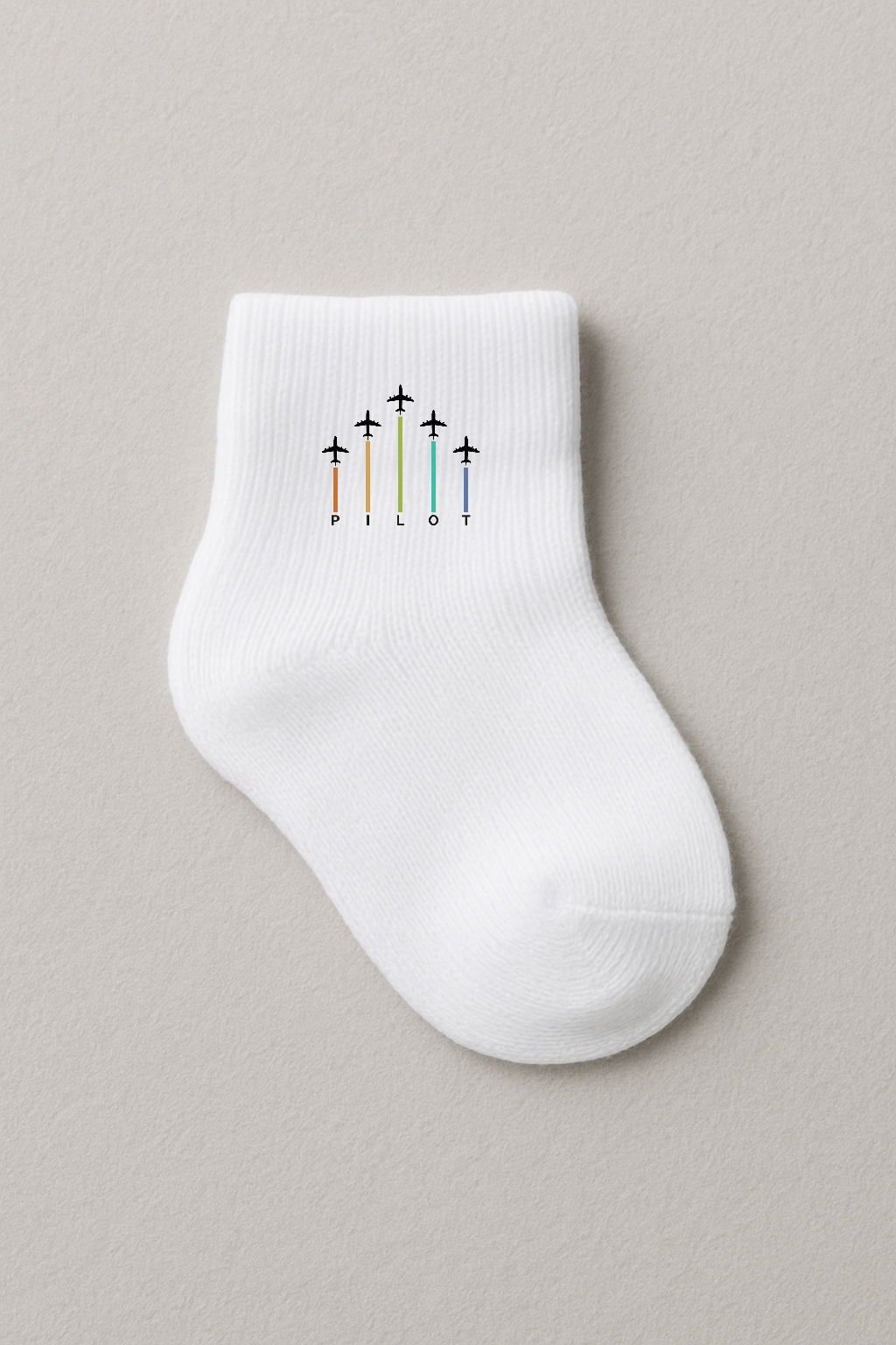 Aviation-Inspired "Flight path" Socks – Kumy Kids®